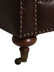 Barker and Stonehouse Brown Duchamp Leather 3.5 Seater Sofa - Image 5 of 6