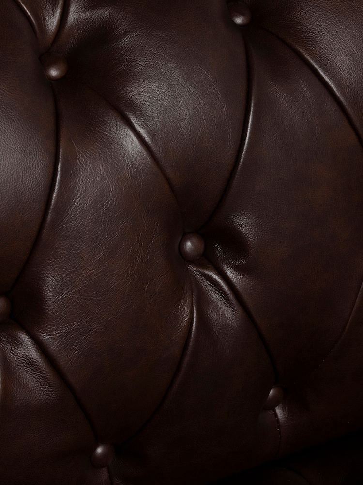 Barker and Stonehouse Brown Duchamp Leather 3.5 Seater Sofa - Image 6 of 6