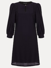 Phase Eight Navy Textured Dannie Tunic Dress - Image 7 of 7