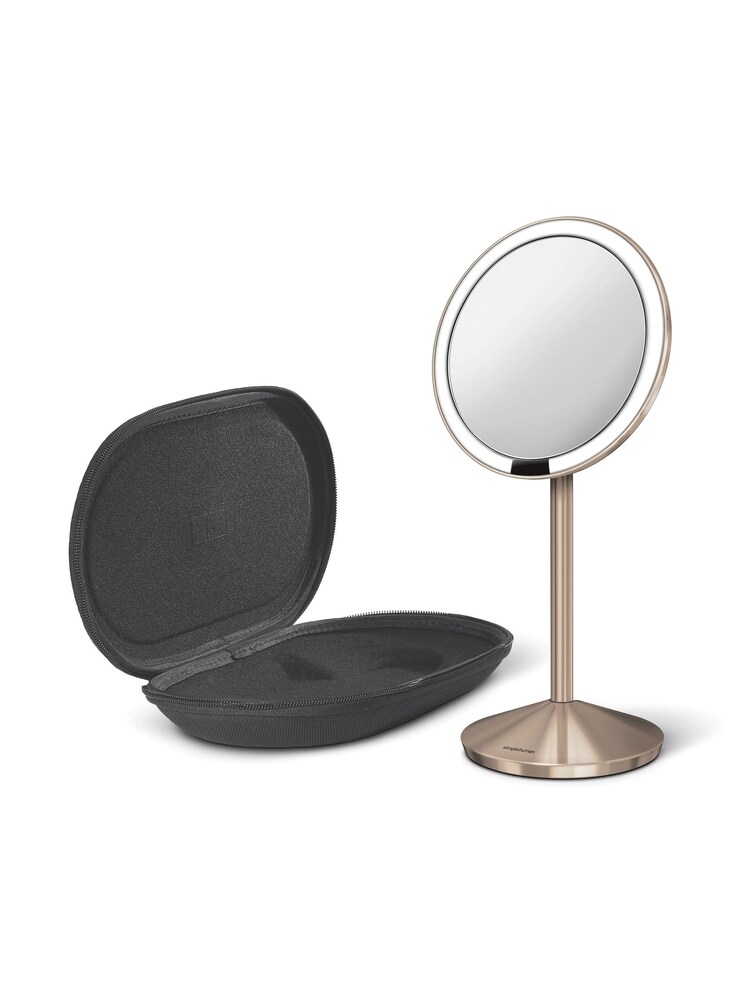 simplehuman Rose Gold Folding Sensor Mirror - Image 2 of 5