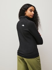 The North Face Black Womens 1/4 Zip Glacier Fleece - Image 2 of 7