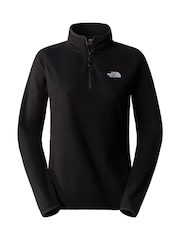 The North Face Black Womens 1/4 Zip Glacier Fleece - Image 6 of 7