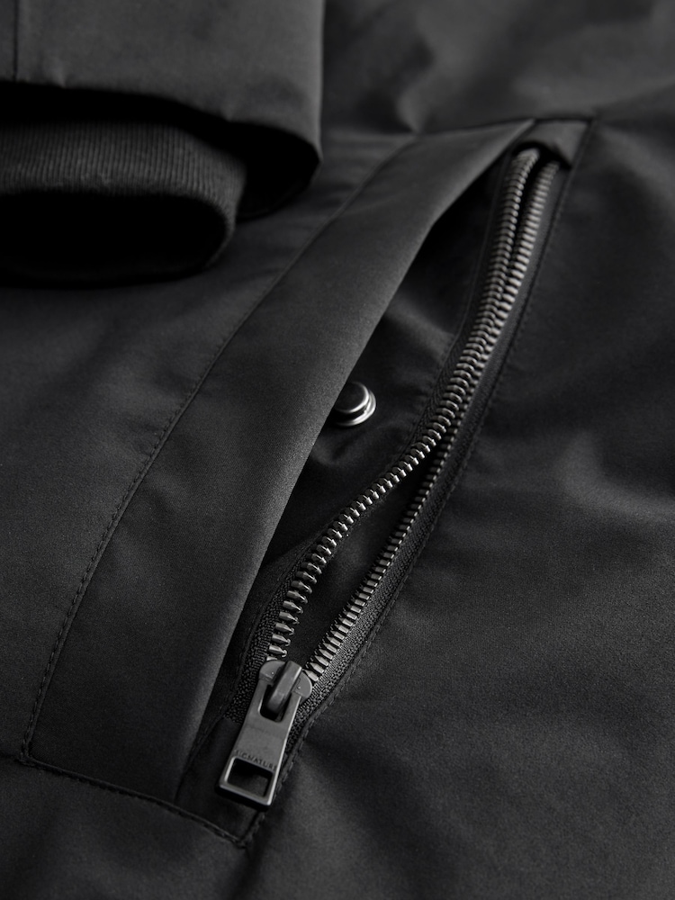 Черный - Waterproof Padded 3 in 1 Signature Hooded Coat - Image 17 of 17
