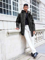 Черный - Waterproof Padded 3 in 1 Signature Hooded Coat - Image 2 of 17