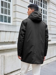 Черный - Waterproof Padded 3 in 1 Signature Hooded Coat - Image 4 of 17