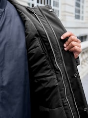 Черный - Waterproof Padded 3 in 1 Signature Hooded Coat - Image 6 of 17