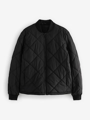Черный - Waterproof Padded 3 in 1 Signature Hooded Coat - Image 9 of 17