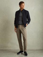 Reiss Black Time Hybrid Knit Trainers - Image 2 of 5