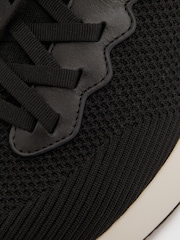 Reiss Black Time Hybrid Knit Trainers - Image 5 of 5