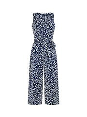 Mela Blue Culotte Jumpsuit - Image 5 of 5