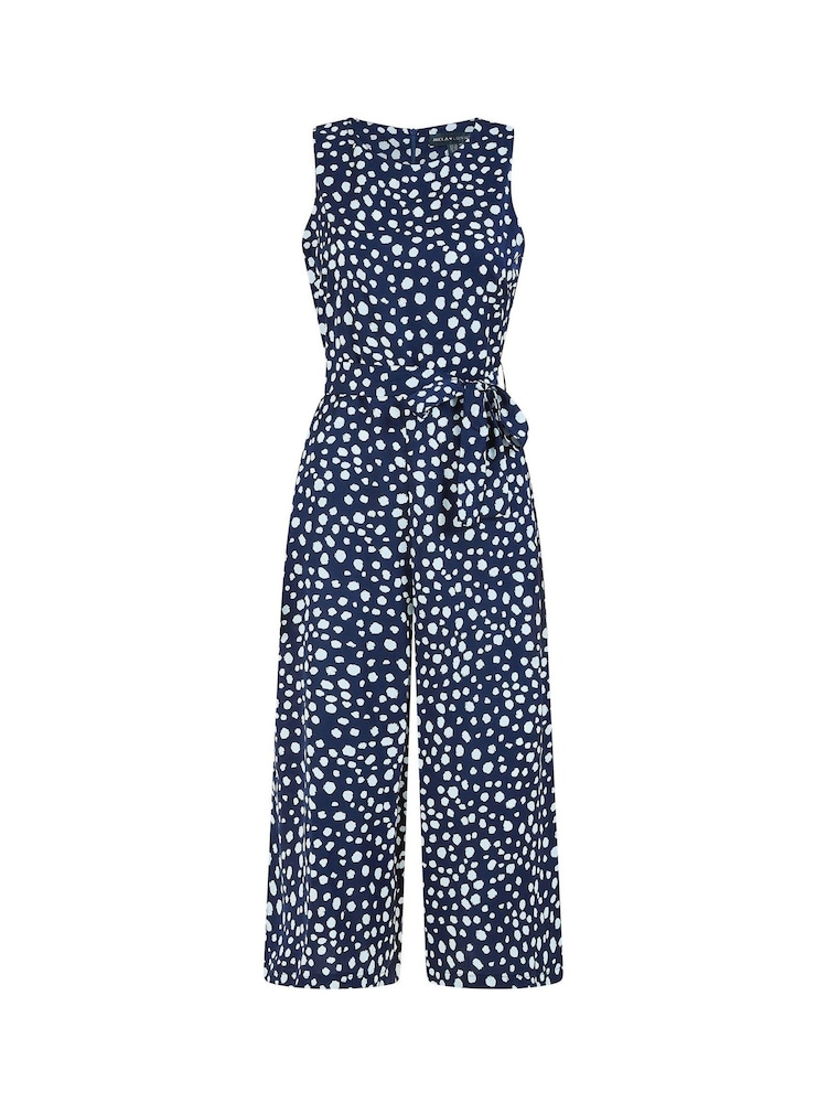 Mela Blue Culotte Jumpsuit - Image 5 of 5
