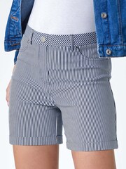 Roman Blue Stripe Turn Up Stretch Shorts - Image 5 of 5