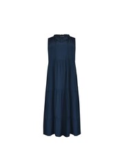 Live Unlimited Blue Curve Ruffle Midaxi Dress - Image 5 of 5