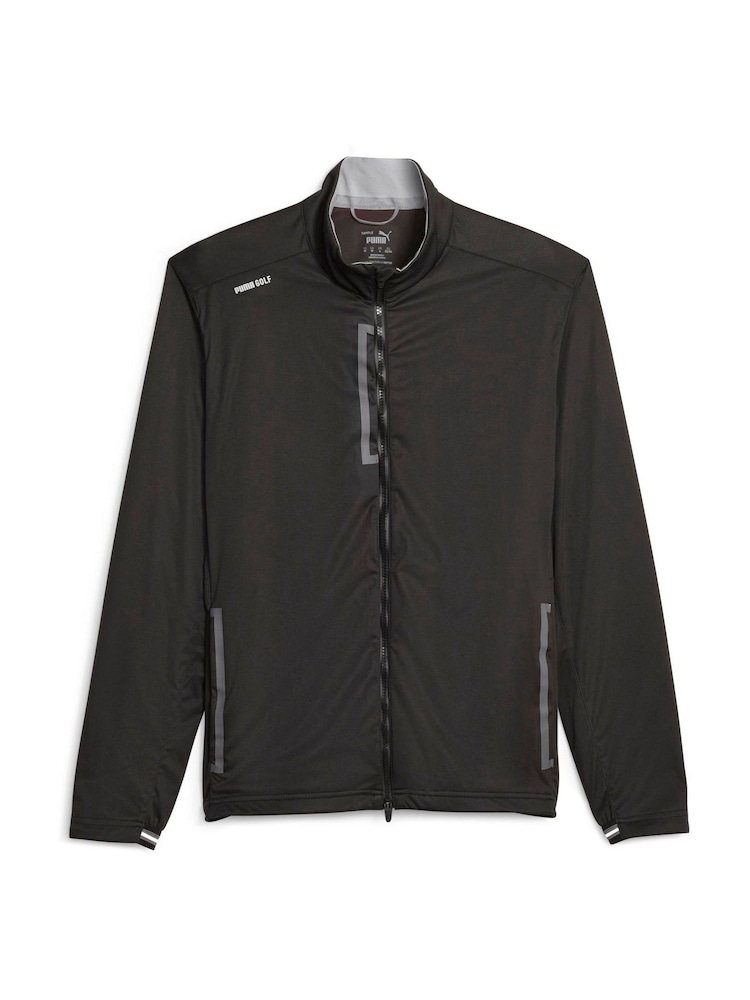 Puma Black Golf Channel Softshell Mens Jacket - Image 1 of 2