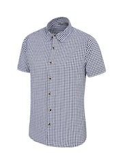 Mountain Warehouse Light Blue Weekender Mens 100% Cotton Short Sleeve Shirt - Image 3 of 5