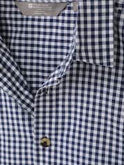 Mountain Warehouse Light Blue Weekender Mens 100% Cotton Short Sleeve Shirt - Image 5 of 5