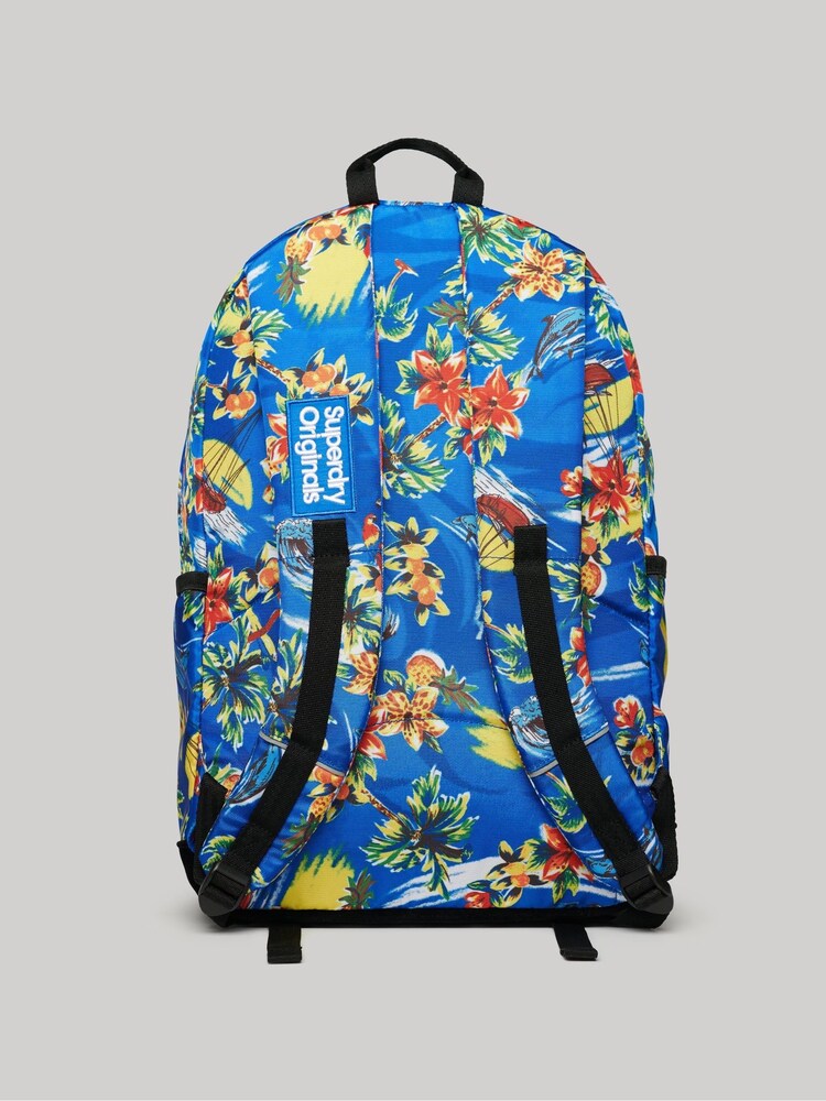 Superdry Blue Printed Montana Backpack - Image 2 of 5