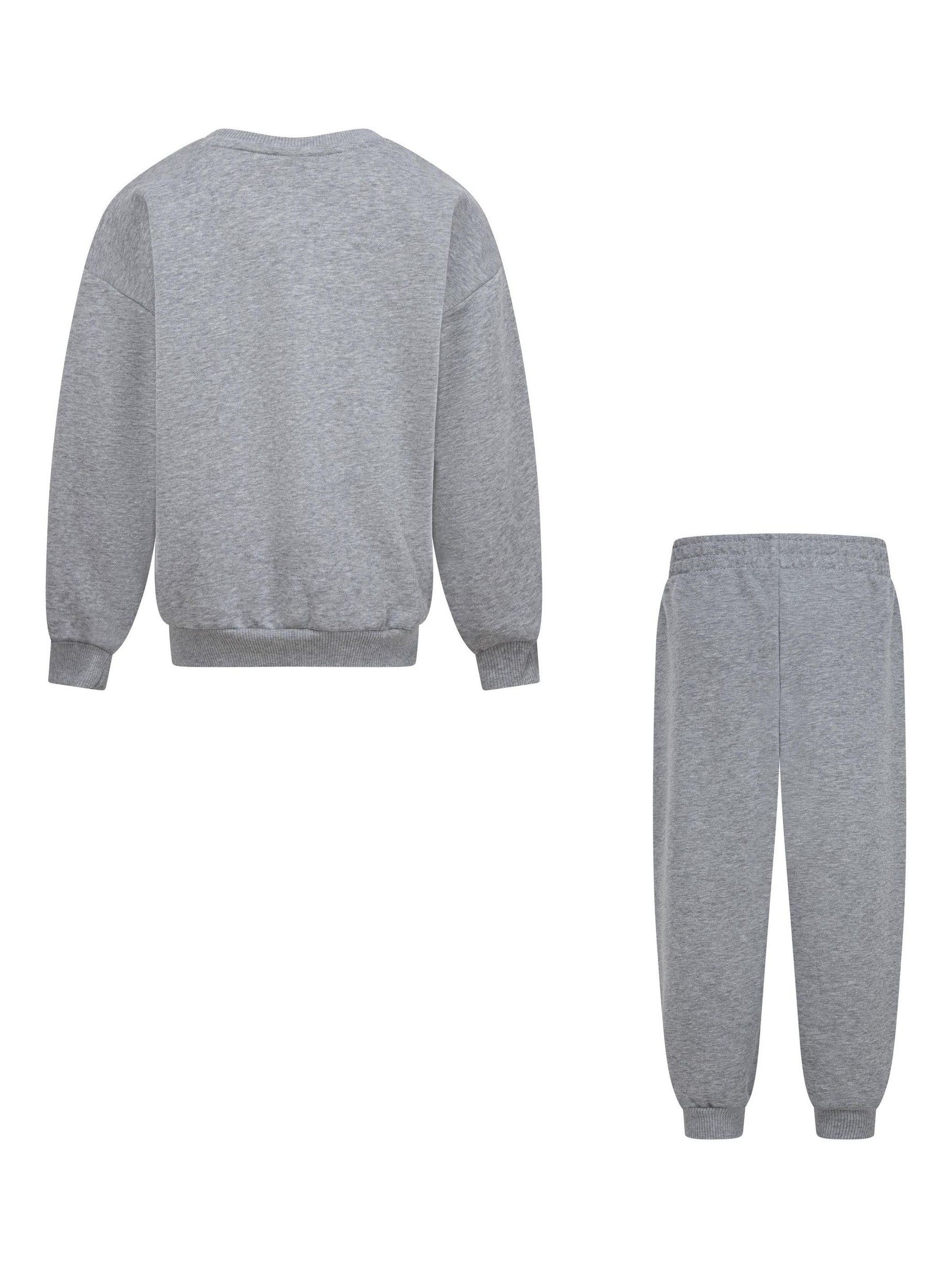 nike grey sweatsuit set