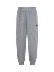 Szary - Nike Little Kids Essential Marl Crew Tracksuit Set - Image 5 of 8