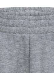 Szary - Nike Little Kids Essential Marl Crew Tracksuit Set - Image 8 of 8