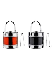 Maison by Premier Black Ice Bucket With Tongs - Image 2 of 2
