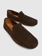 Schuh Russel Suede Driver Shoes - Image 3 of 4