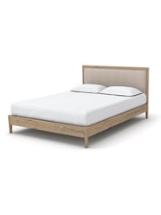 Feather & Black Natural Aubrey Wooden Bed - Image 2 of 2