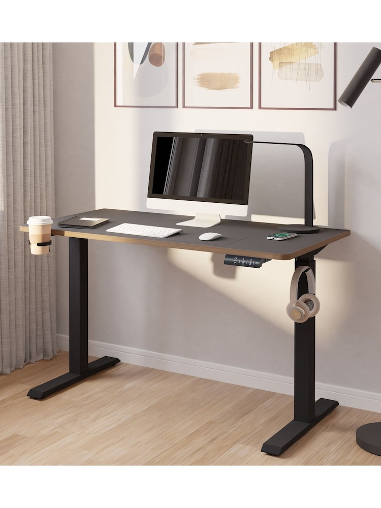 Koble Black Gino Smart Desk - Image 1 of 6