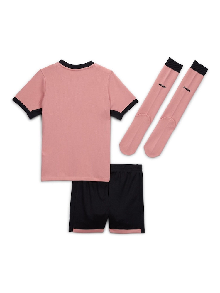 Nike Red Jr. PSG 24/25 Third Stadim 3 Piece Football Kit - Image 10 of 13