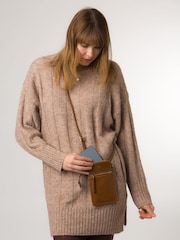 Conkca Bambino Leather Cross-Body Phone Bag - Image 2 of 9