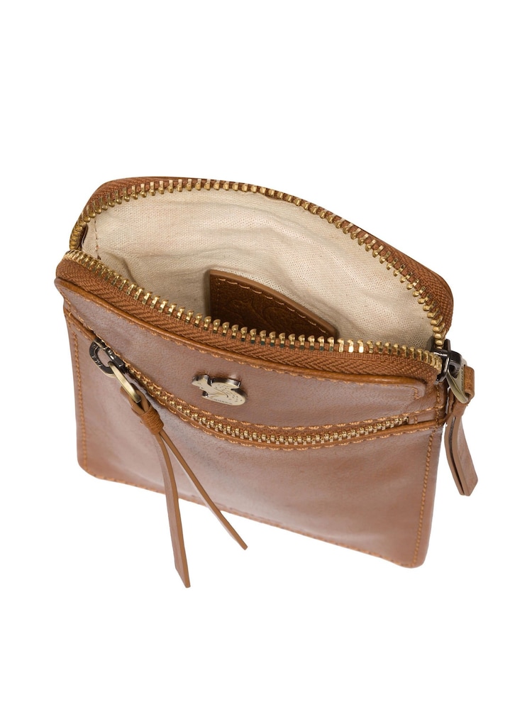 Conkca Bambino Leather Cross-Body Phone Bag - Image 6 of 9