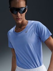 Nike Blue Dri-FIT Race Short Sleeve Running Top - Image 1 of 5