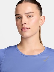 Nike Blue Dri-FIT Race Short Sleeve Running Top - Image 4 of 5