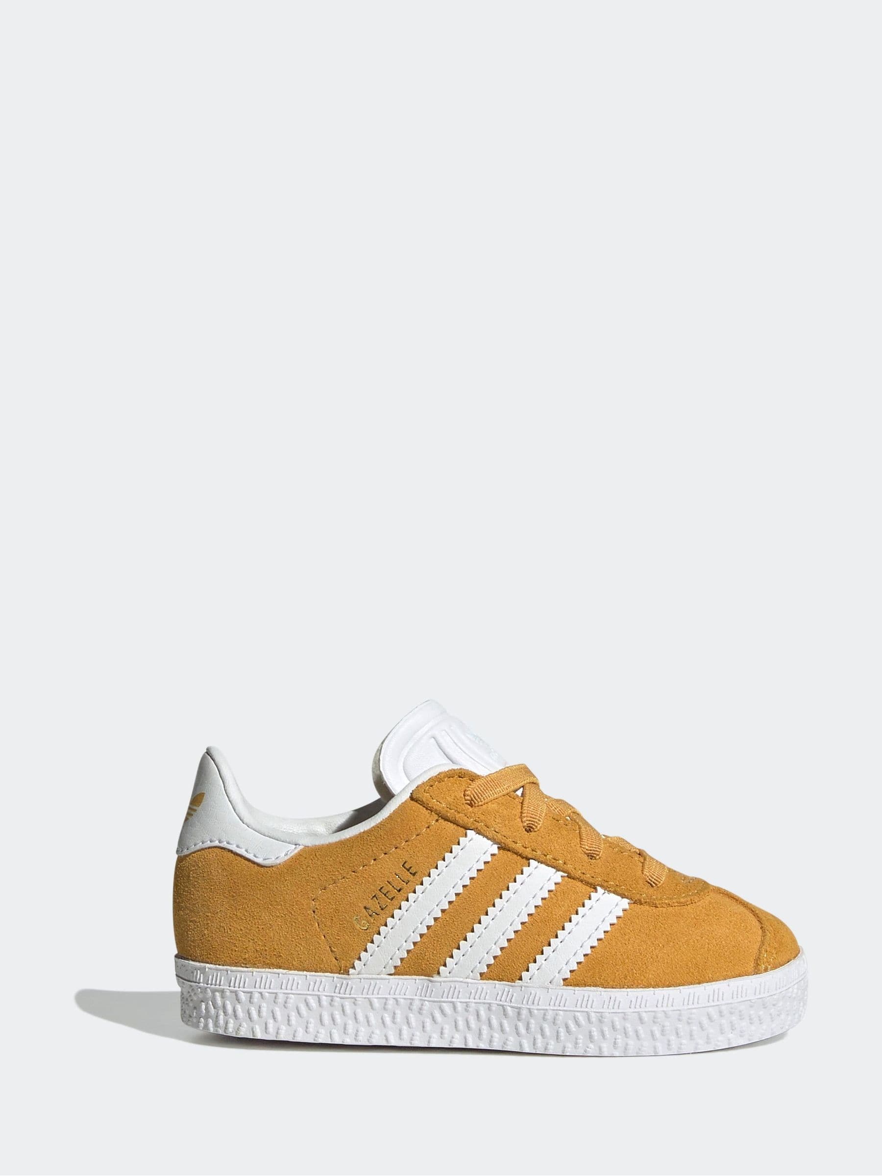 Buy adidas Originals Ochre Yellow Gazelle Trainers from Next Luxembourg
