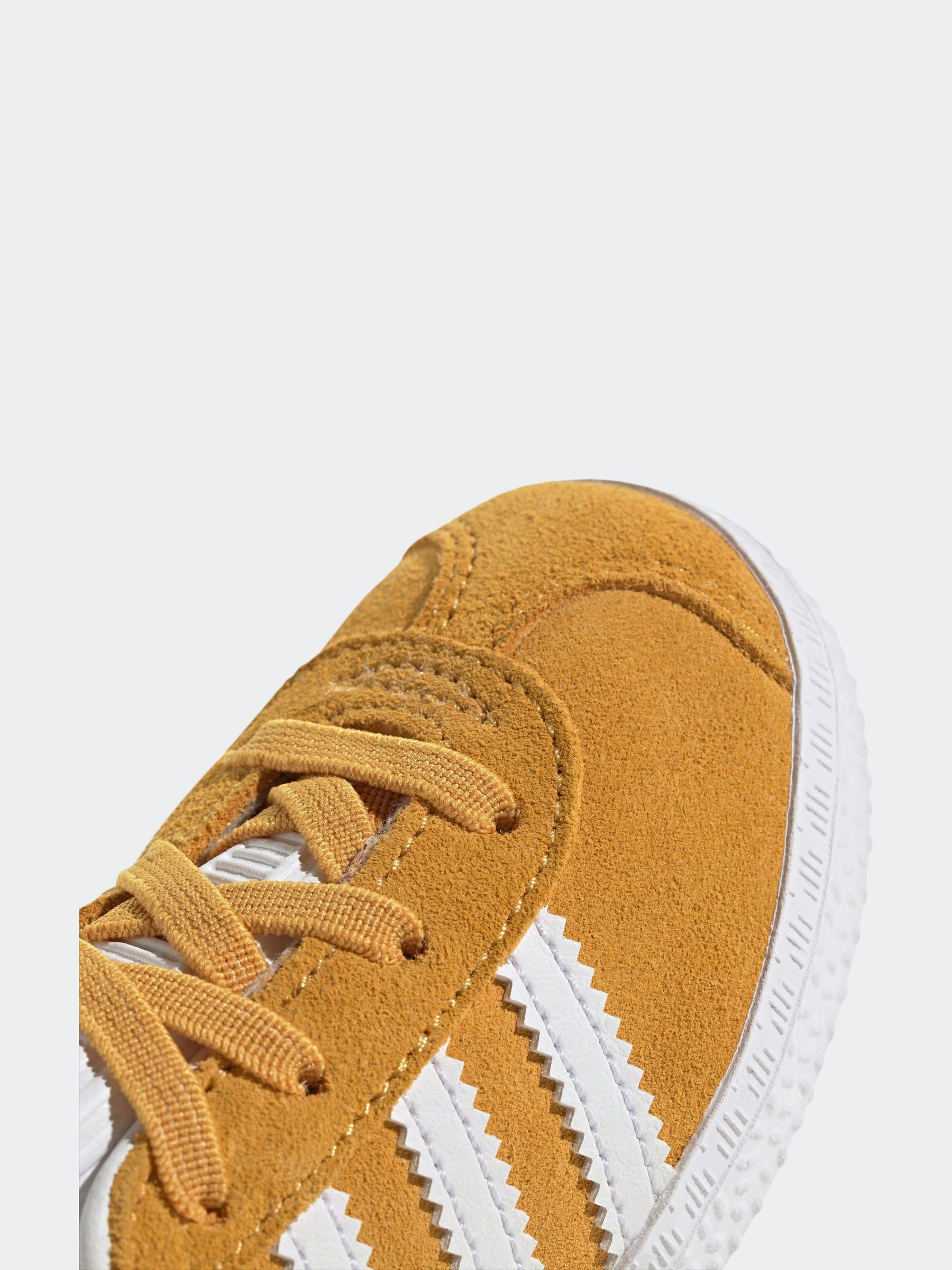 Buy adidas Originals Ochre Yellow Gazelle Trainers from Next Luxembourg