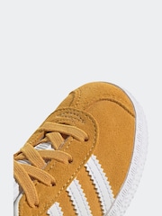 adidas Originals Ochre Yellow Gazelle Trainers - Image 5 of 9