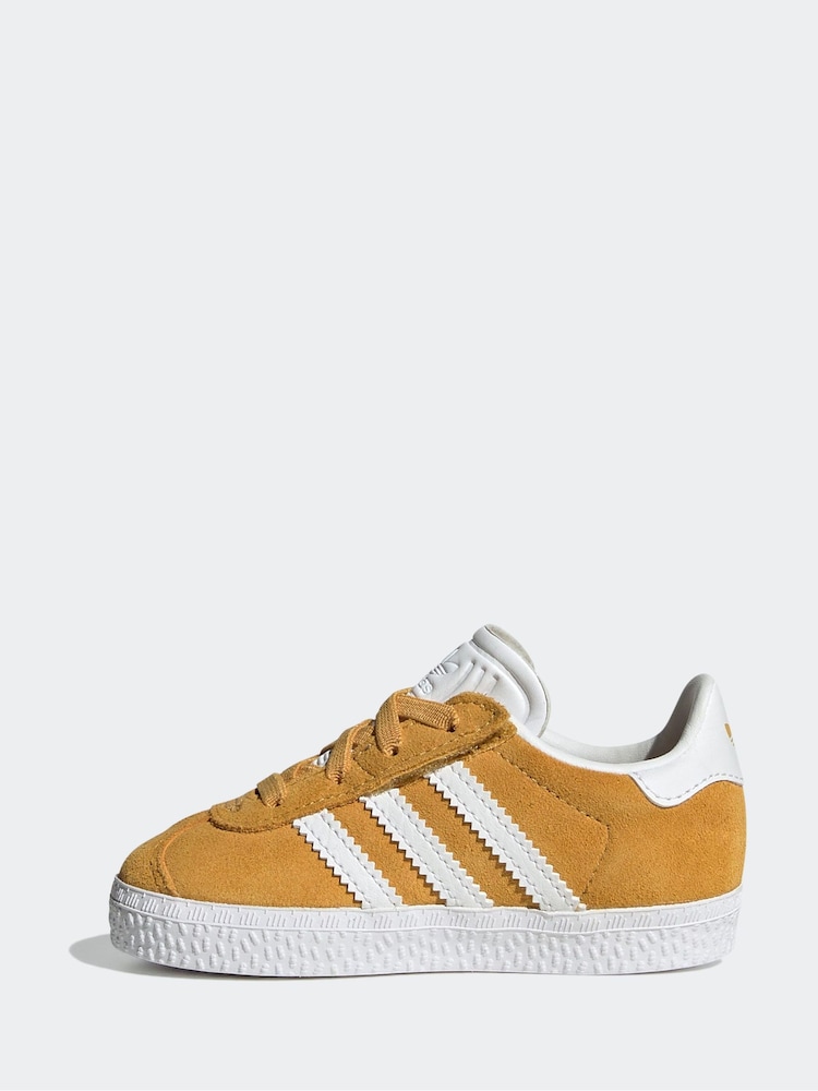 Buy adidas Originals Ochre Yellow Gazelle Trainers from Next Denmark