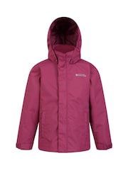أحمر عنابي - Mountain Warehouse Kids Fell 3-In-1 Water Resistant Jacket - صورة 5 من 5