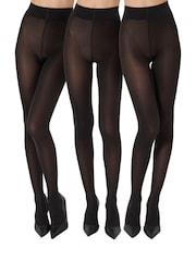 Wolford Velvet De Luxe 66 Denier Tights 3 Pack - 1şəkildən 1 şəkil