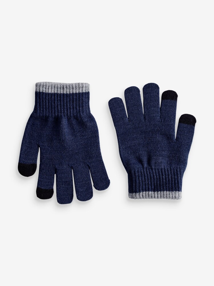 Marineblau/blau - Magic Handschuhe im 3er-Pack (3 bis 16 Jahre) - Bild 2 von 2