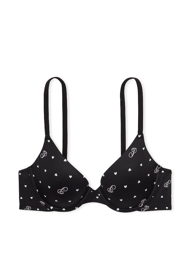 Zwarte hartprint met tekst - Victoria's Secret PINK beha - Image 3 of 3