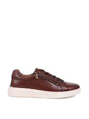 Jones Bootmaker Spenser Leather Brown Trainers - Image 1 of 5
