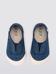 Igor Lona Canvas Plimsolls Shoes - Image 3 of 7