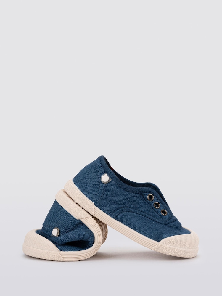 כחול  - Igor Lona Canvas Plimsolls Shoes - Image 5 of 7
