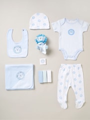 Rock-A-Bye Baby Boutique Pink 100% Cotton Print Gift Set 10 Piece - Image 1 of 6