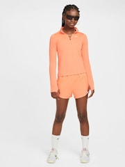 Oranžová - Nike Dri-FIT Long Sleeve Half Zip Top - Obrázok 6 z 6