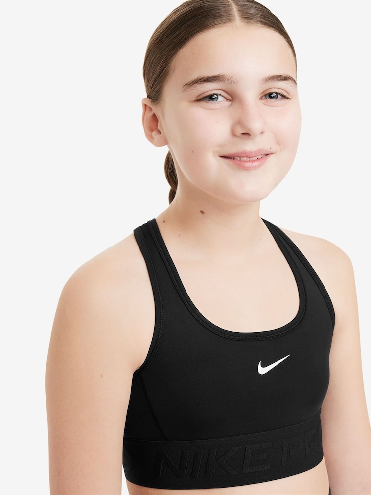 Nike Black Pro Swoosh Dri-FIT Sports Bra - Image 3 of 3