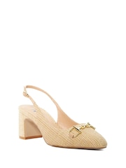 Dune London Natural Choices Bouclé Slingback Shoes - Image 4 of 6