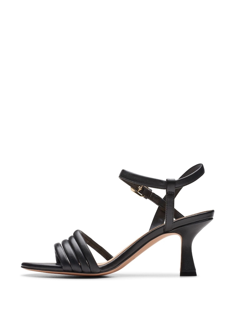 Clarks Black Leather Amali May Sandals - Image 2 of 7