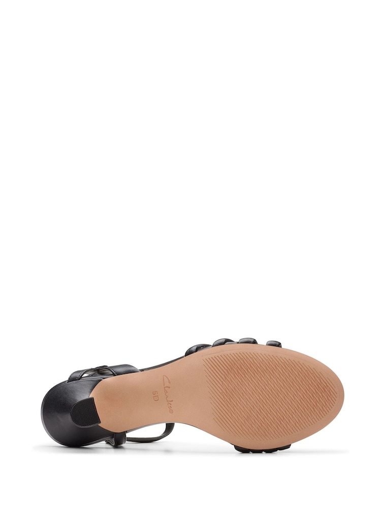Clarks Black Leather Amali May Sandals - Image 7 of 7